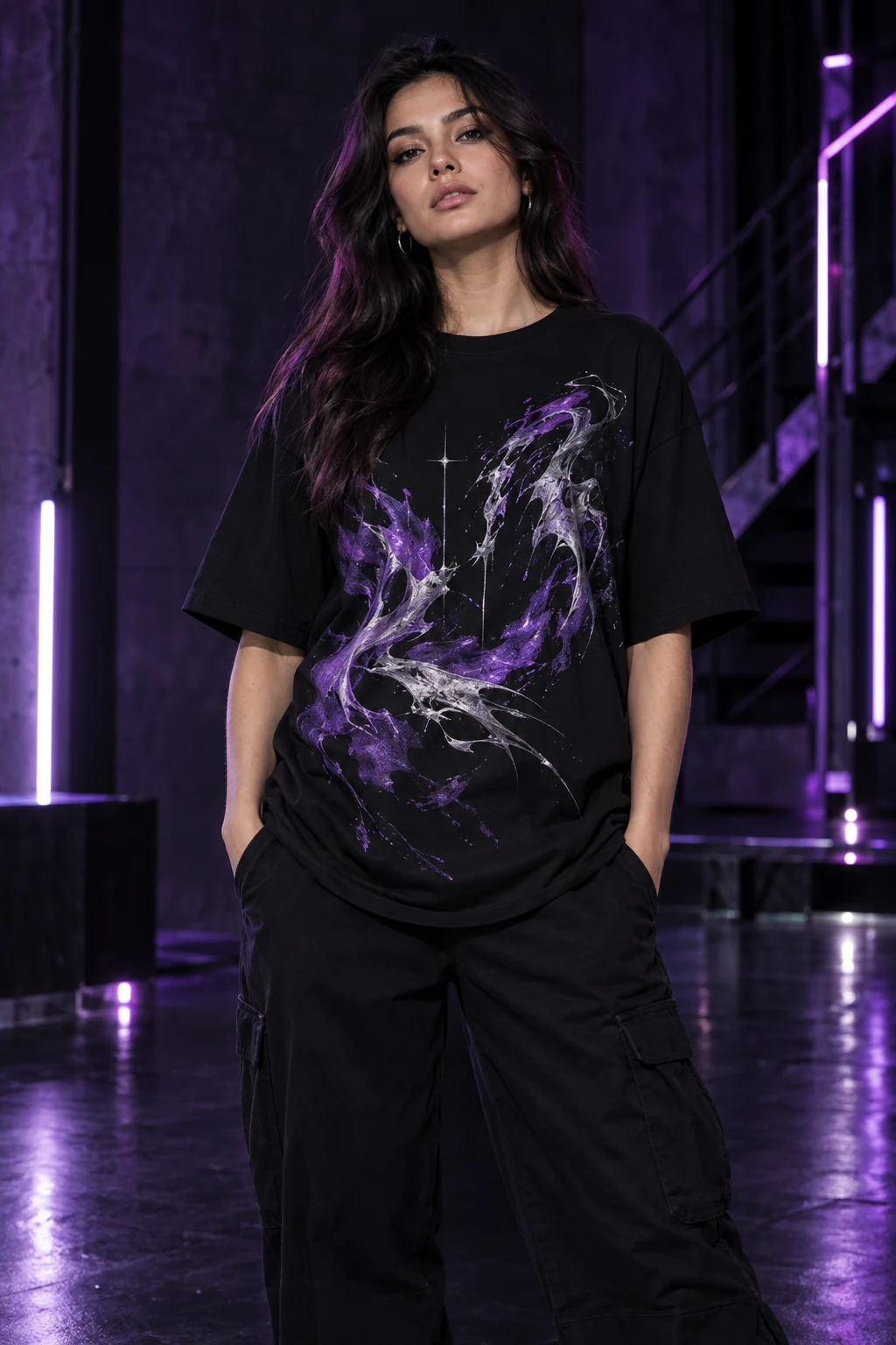 Purple Graphic Tee